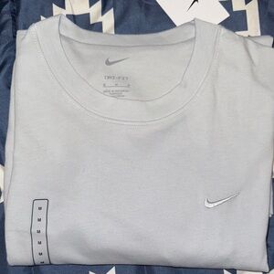 Nike Light Gray Dri-FIT Short Sleeve Tee